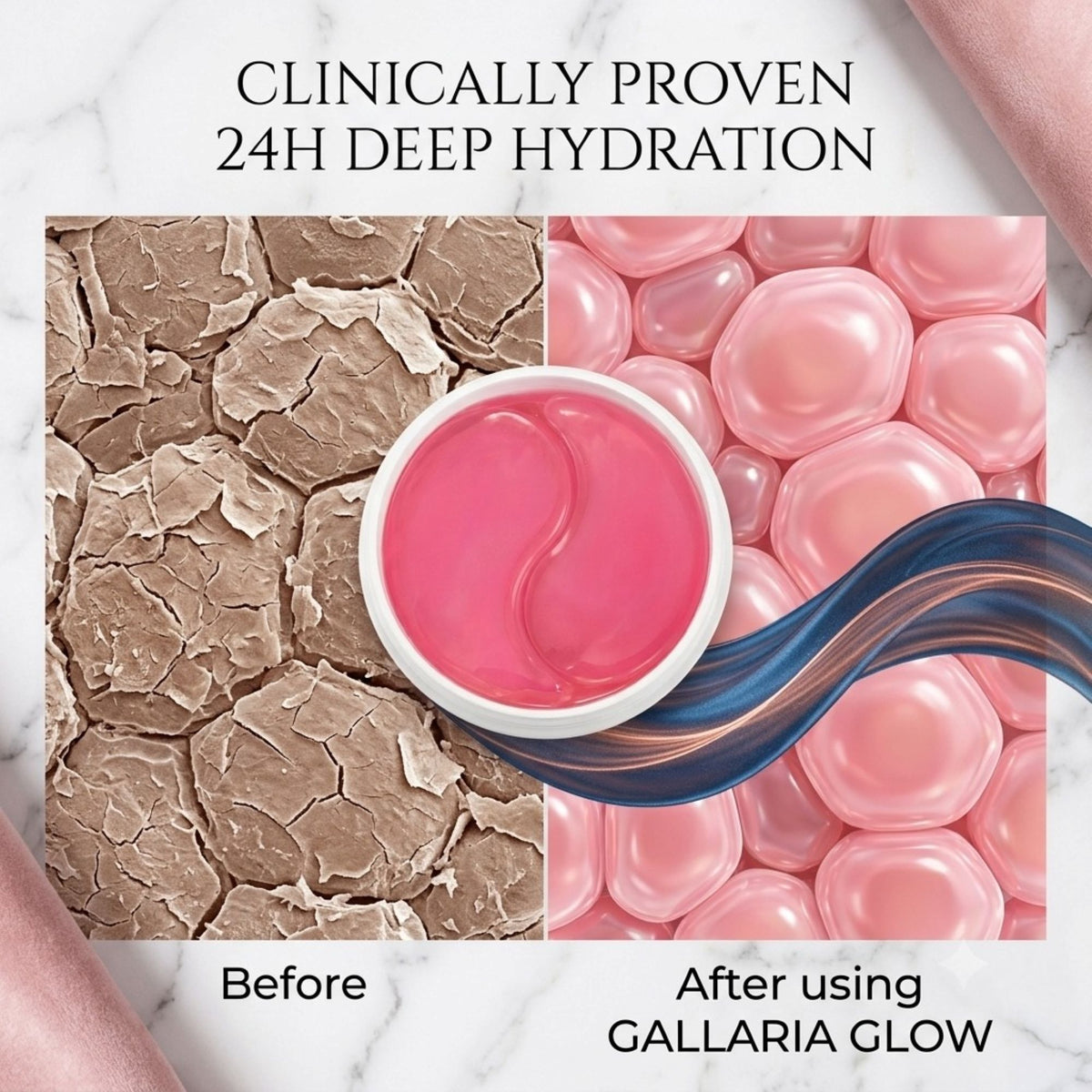 Caffeine Eye Masks for Dark Circles & Puffiness, 60 Patches