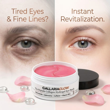 Caffeine Eye Masks for Dark Circles & Puffiness, 60 Patches
