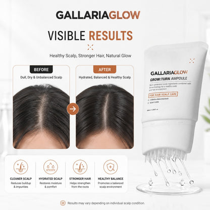 Grow-Turn Hair Growth Serum for Hair Growth & Hair Treatment with Scalp Hair Brush 100ml