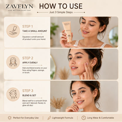 Flawless Finish Foundation - Lightweight & Hydrating (30ml)
