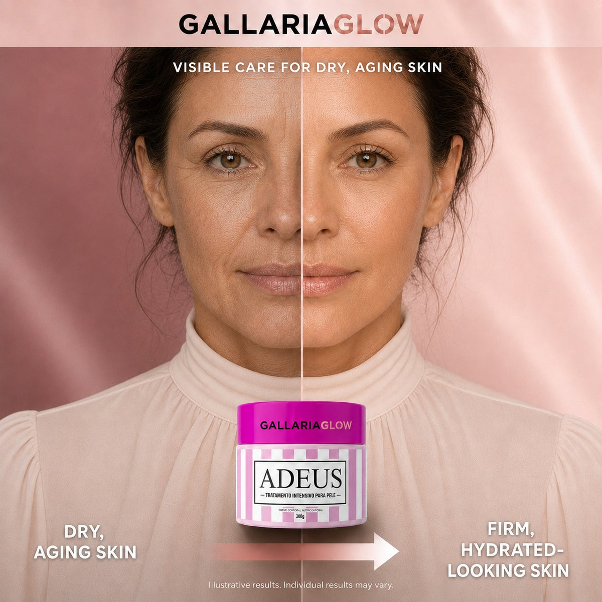 Adeus Cream, Multi-Action Treatment for Cellulite and Stretch Marks, 300g